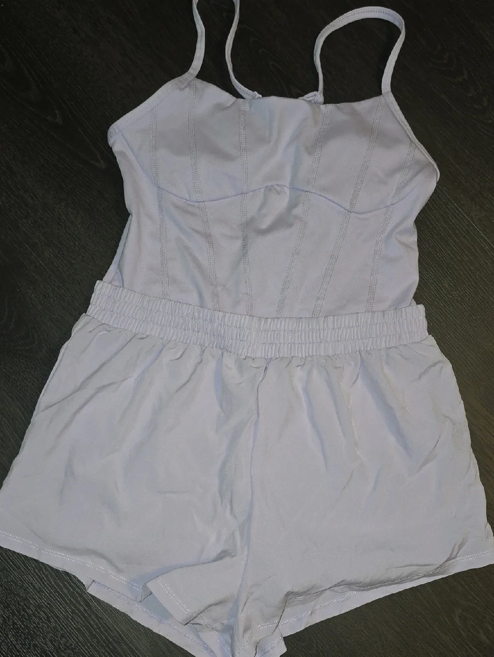 PINK Victoria's Secret Lavender Sleeveless Romper - Picture 1 of 6